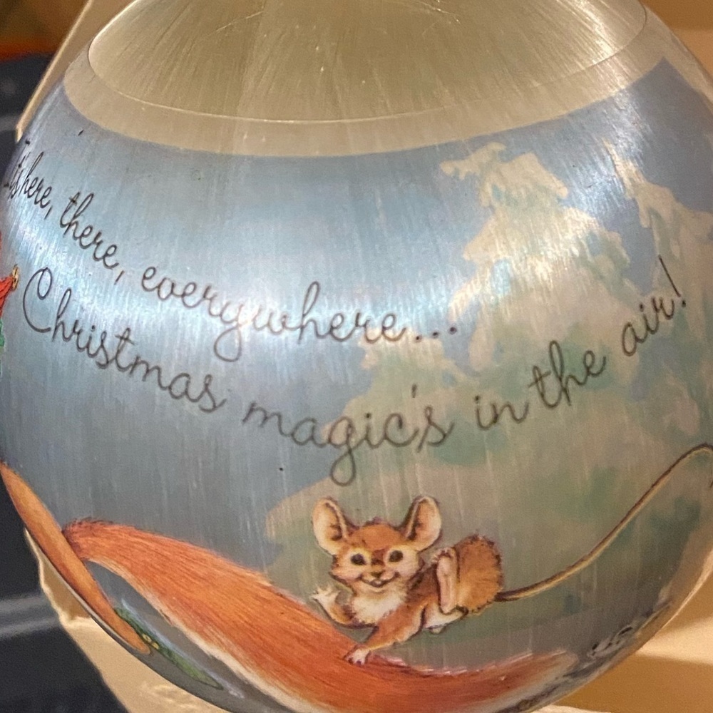 Vintage 1981 Hallmark Keepsake Ornament Christmas Magic Unbreakable Satin in Box - Picture 4 of 5